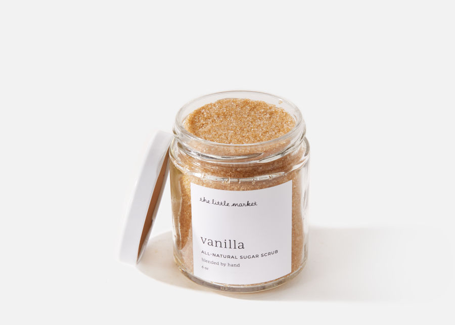 Full View of The Little Market Vanilla Sugar Scrub image number 0